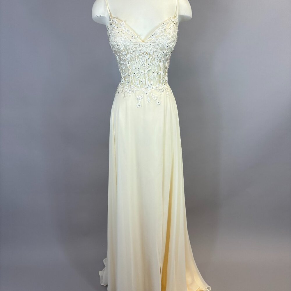Dave & Johnny Dress 10364 Butter size  0 NWT